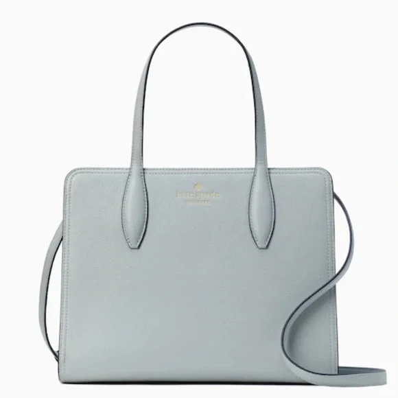 NWT Kate Spade ♠️Rowe Medium Top Zip Satchel / Avalon Mist - Picture 2 of 7